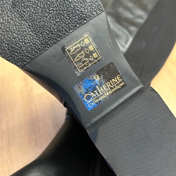 Catherine Catherine Malandrino Faux Leather Knee High Tall Boots Size 9 NWOT - Picture 4 of 6